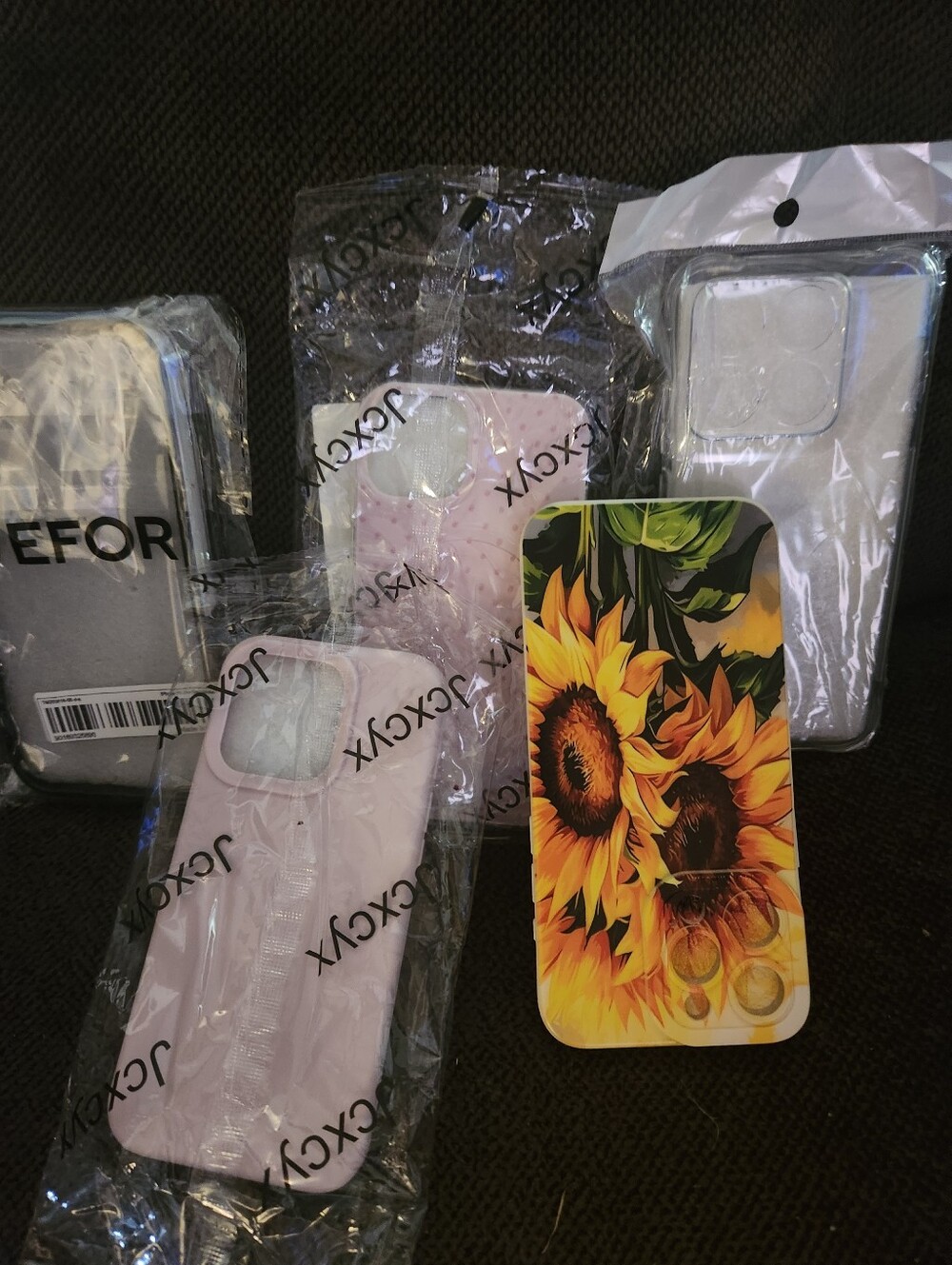 Variety of phone cases